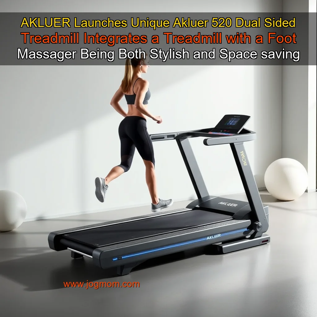 Read more about the article AKLUER Launches Unique Akluer 520 Dual  Sided Treadmill  Integrates a Treadmill with a Foot Massager  Being Both Stylish and Space  saving